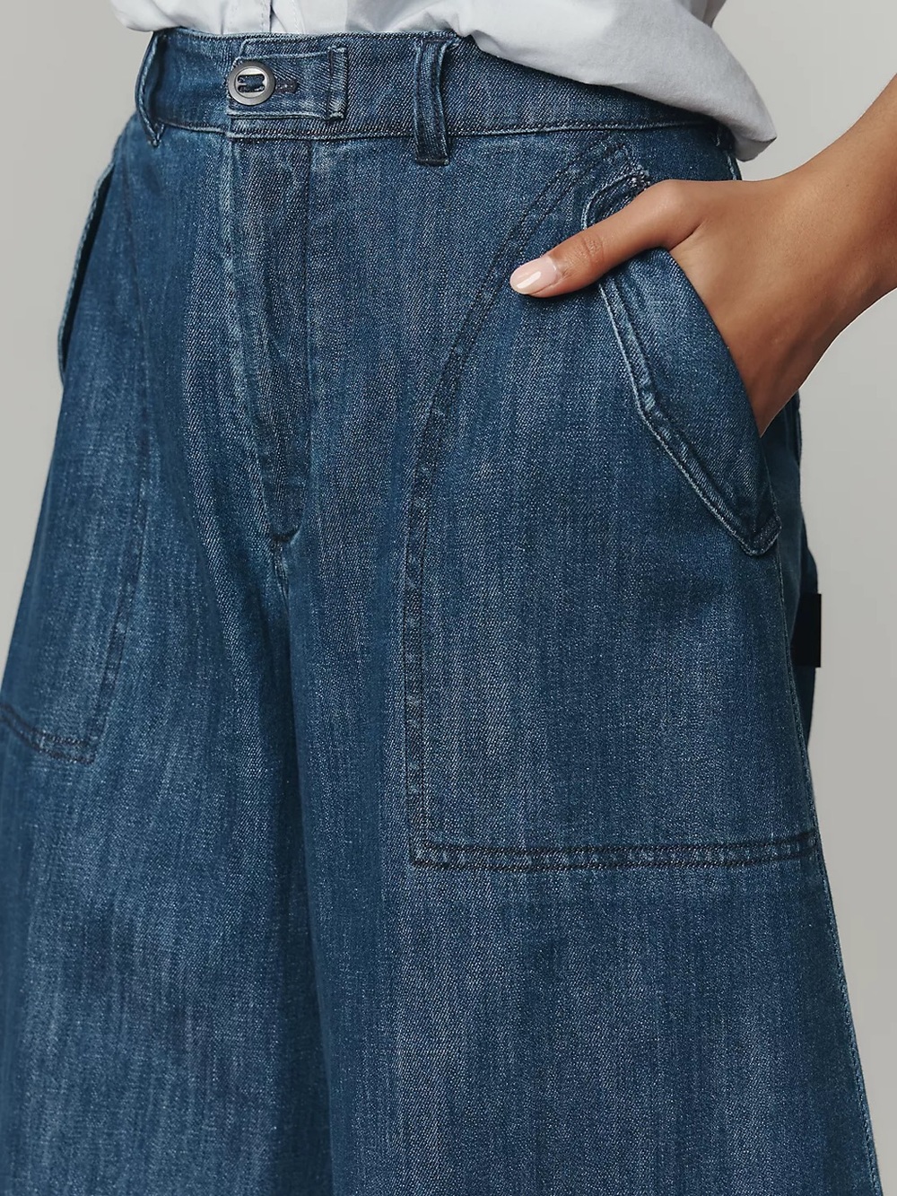 Pilcro High-Rise Wide-Leg Jeans - Picture 2 of 6